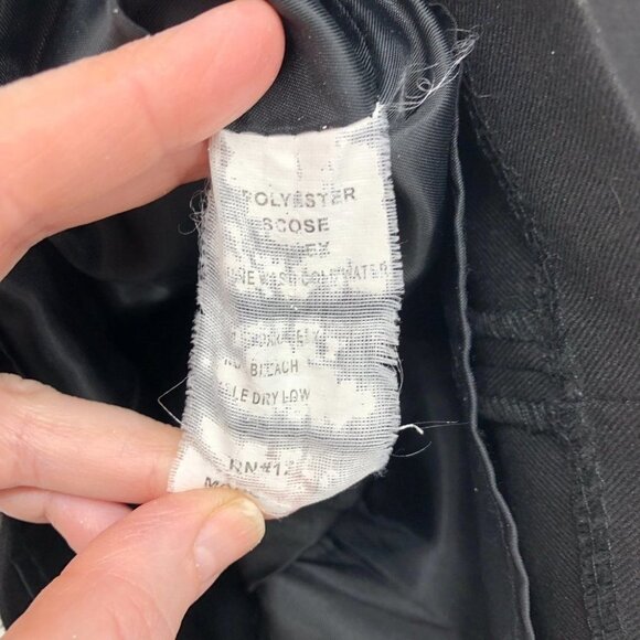 Romy Black Structured knee length Pencil skirt pleated Medium (8-12) - Picture 6 of 14